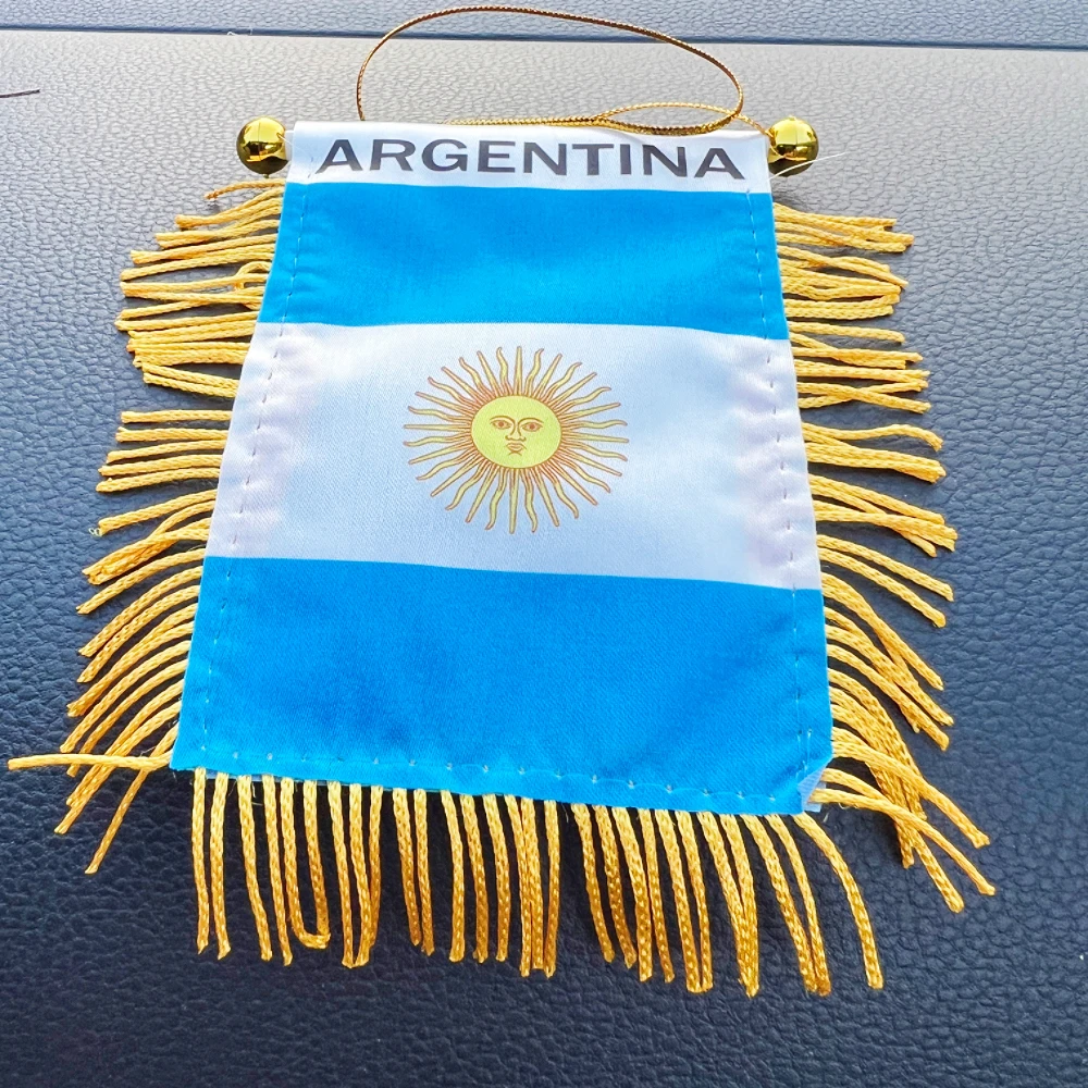 Banderines poliéster resistente Argentina para decoración de coche - imagen 5