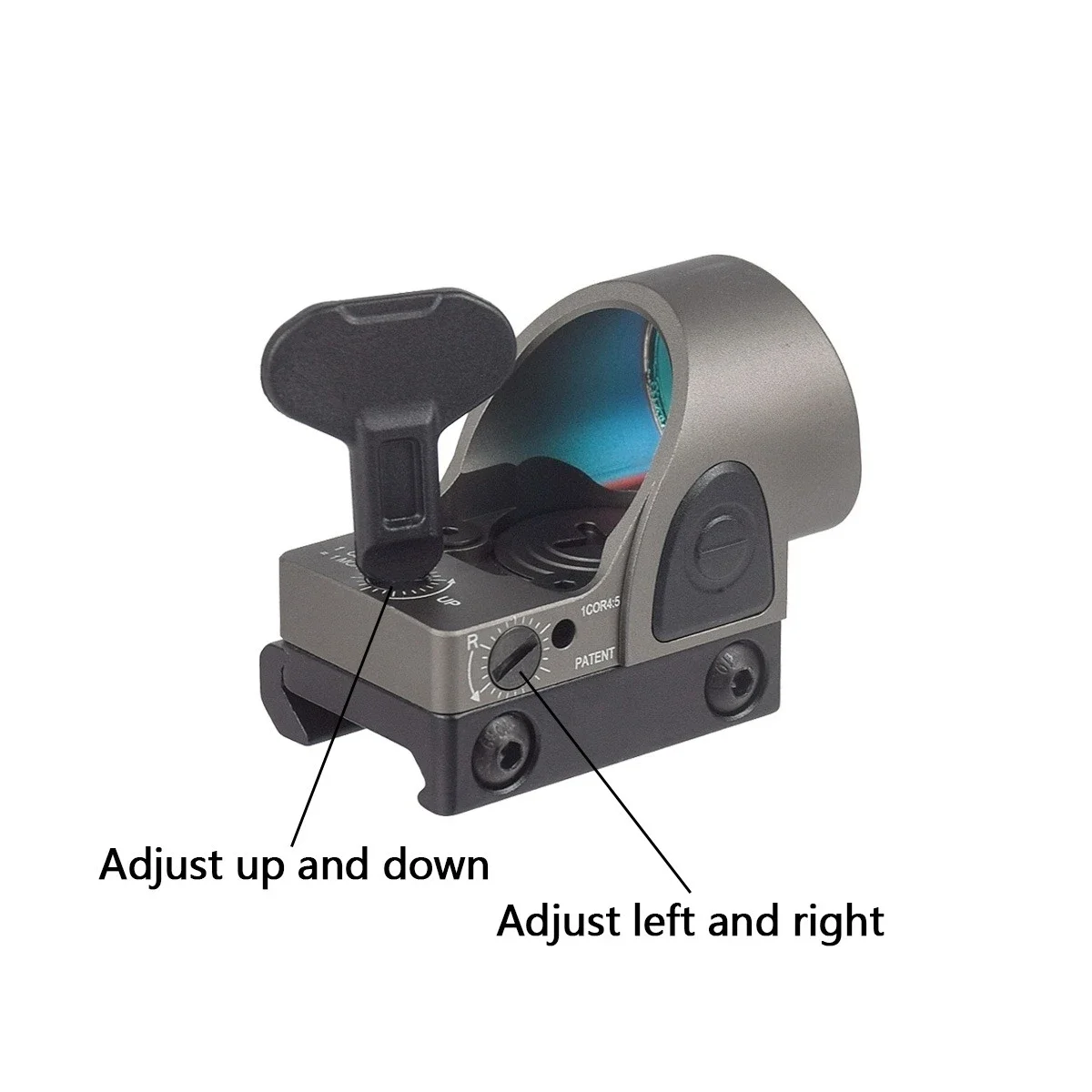 Mira reflex táctica punto rojo para Glock de nylon y metal - imagen 2