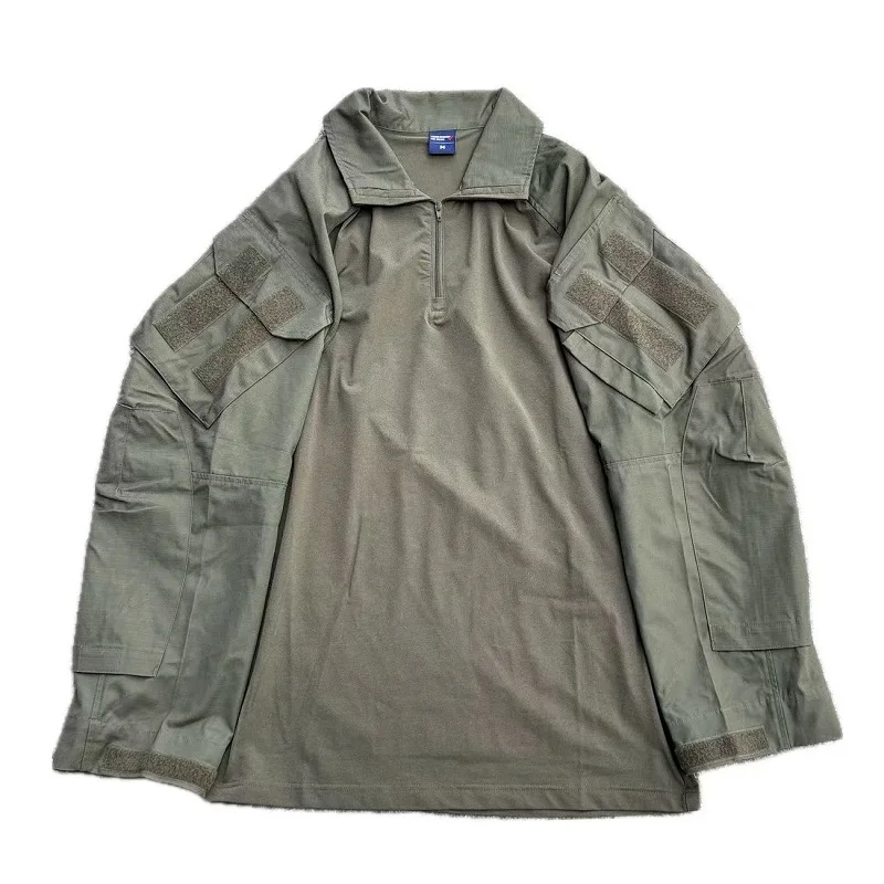 Camiseta táctica G3 para verano en mezcla nylon-algodón verde ranger