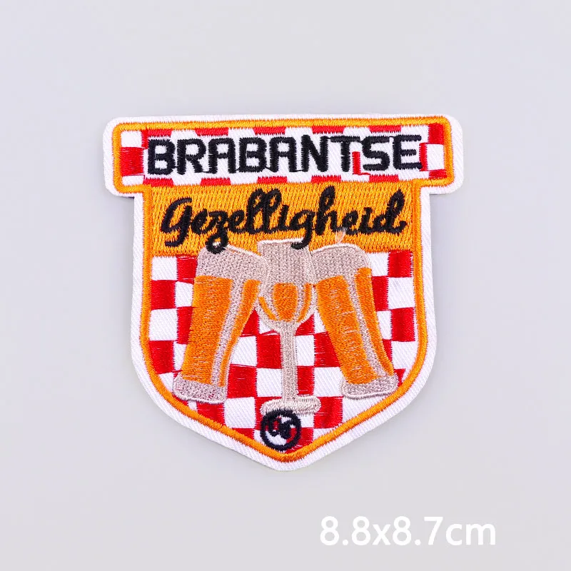 Parche bordado cerveza Países Bajos Noord-Brabant – Aplique para ropa - imagen 4
