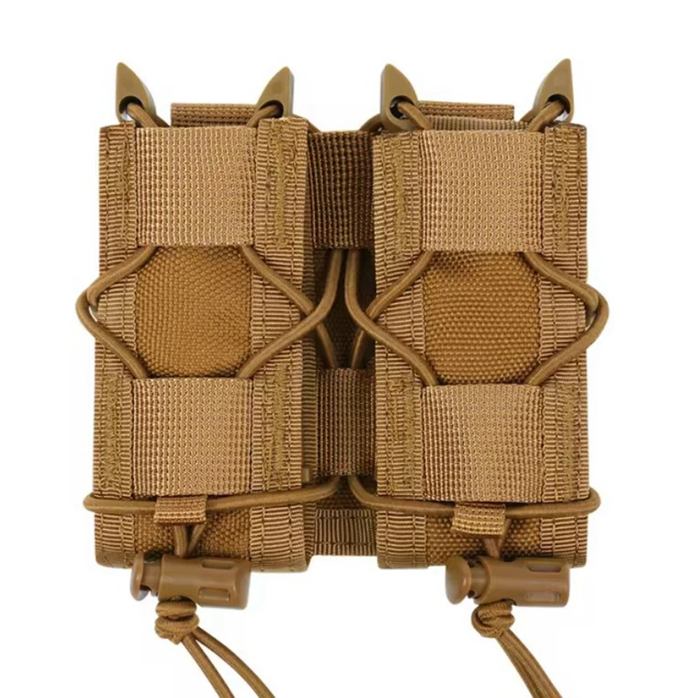 Bolsa táctica MOLLE doble para 9 mm con almacenamiento ligero - imagen 4
