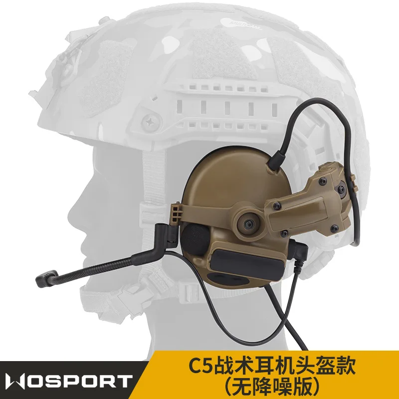 WOSPORT C5 auriculares tácticos casco con almohadillas de silicona - imagen 2