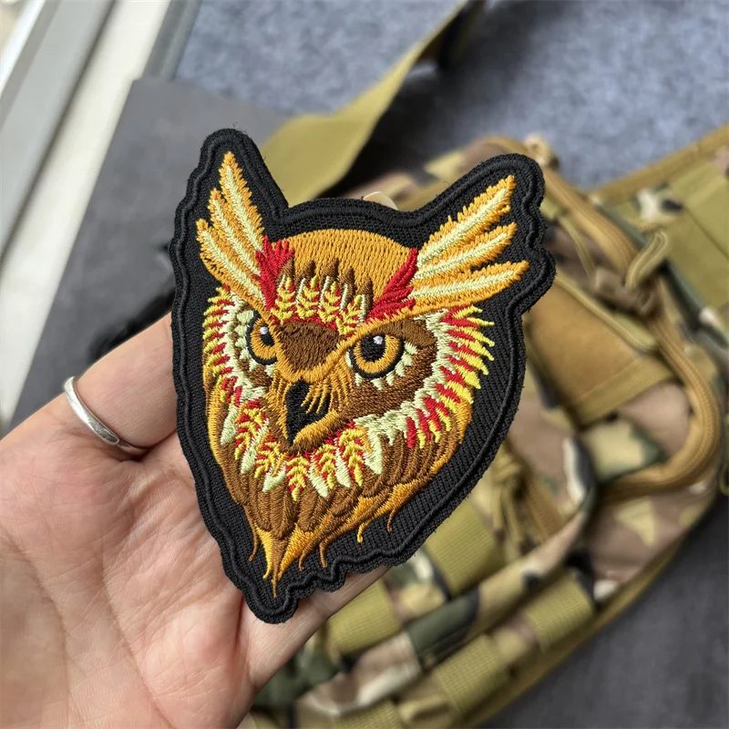 Parche táctico militar bordado de águila con gancho y bucle - imagen 3