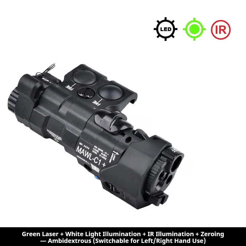 MAWLC1 Linterna táctica LED con montaje en riel Picatinny