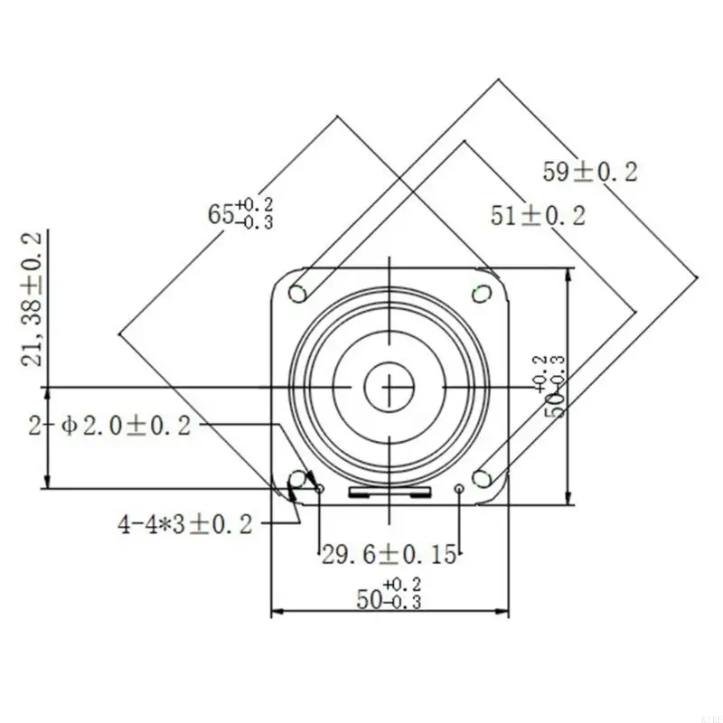 Altavoz compacto con imanes de neodimio y controlador de música