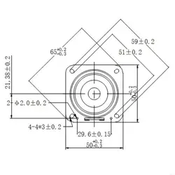 Altavoz compacto con imanes de neodimio y controlador de música