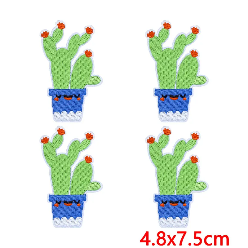 Conjunto de 10 parches bordados para manualidades