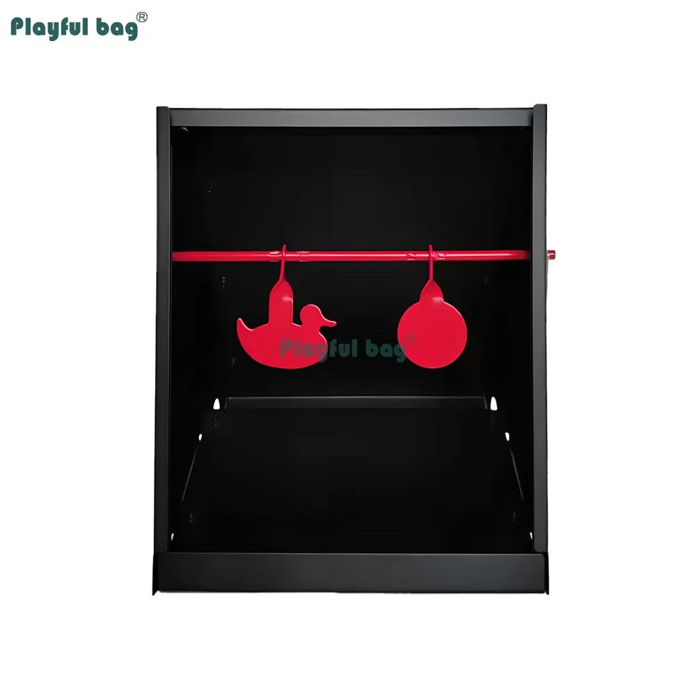 Gel Blaster objetivo giratorio airsoft de metal rojo - imagen 3