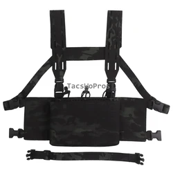 Chaleco táctico MOLLE Modular de pecho para Airsoft