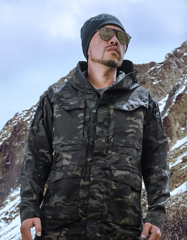 Herentact chaqueta táctica windbreaker camuflaje primavera-otoño - imagen 4