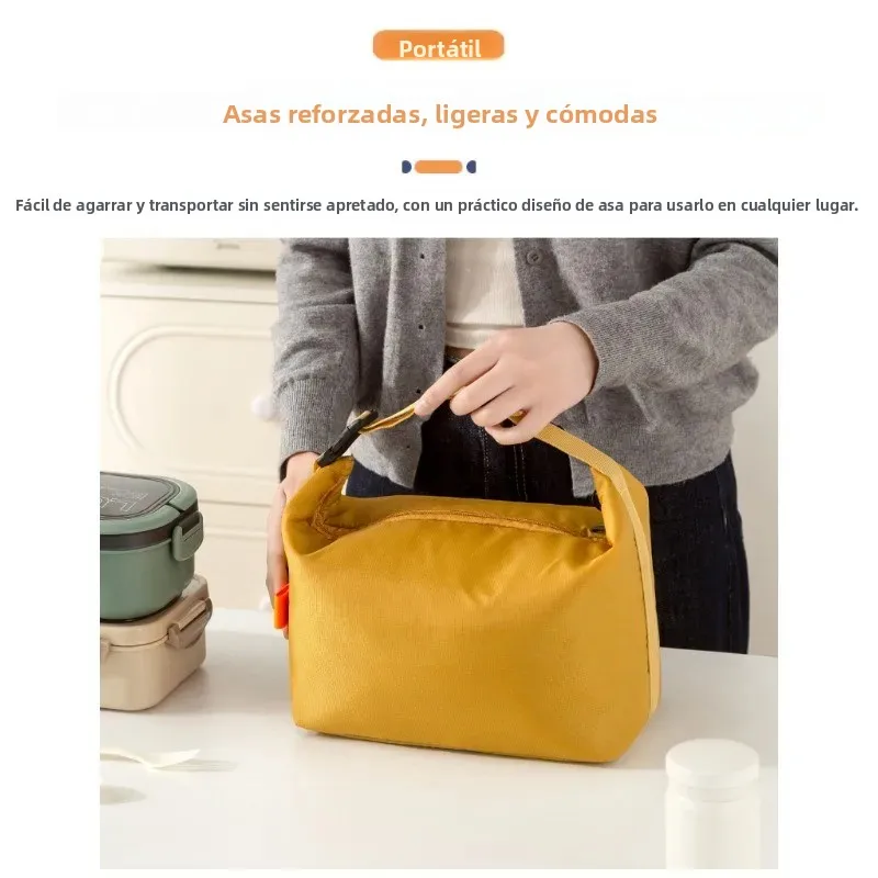 Bolsa térmica impermeable de aluminio, plegable tipo Bento - imagen 3