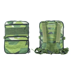 M90 Mochila táctica MOLLE camuflaje geometría sueca extensible