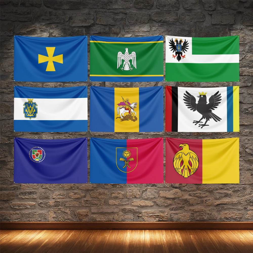 Bandera militar de Ucrania para decoración – diseño Poltava - imagen 5