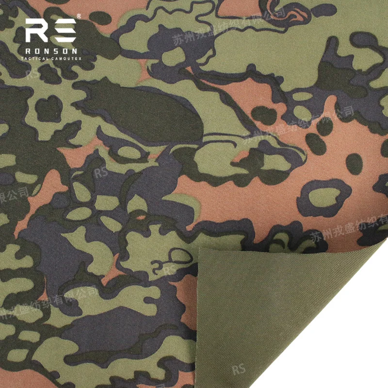 M42 Tejido táctico camuflaje hoja de roble Cordura laminado MOLLE - imagen 2