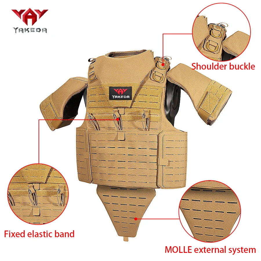 YAKEDA Chaleco táctico ripstop transpirable para aire libre y monte - imagen 2