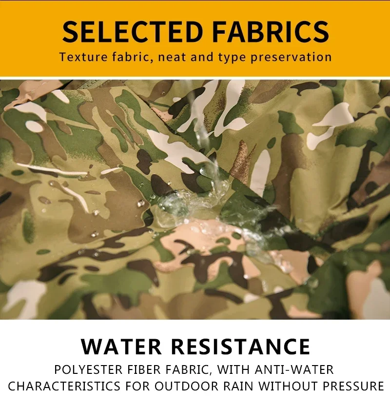 Chaquetas tácticas de plumón cálidas para hombre con camuflaje - imagen 3