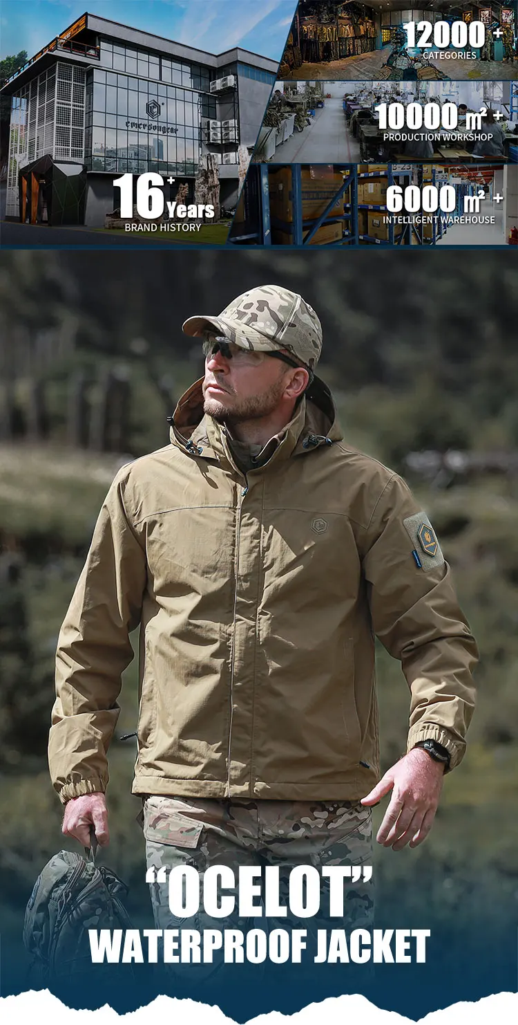 Chaqueta Emersongear Blue Label OCELOT en exterior