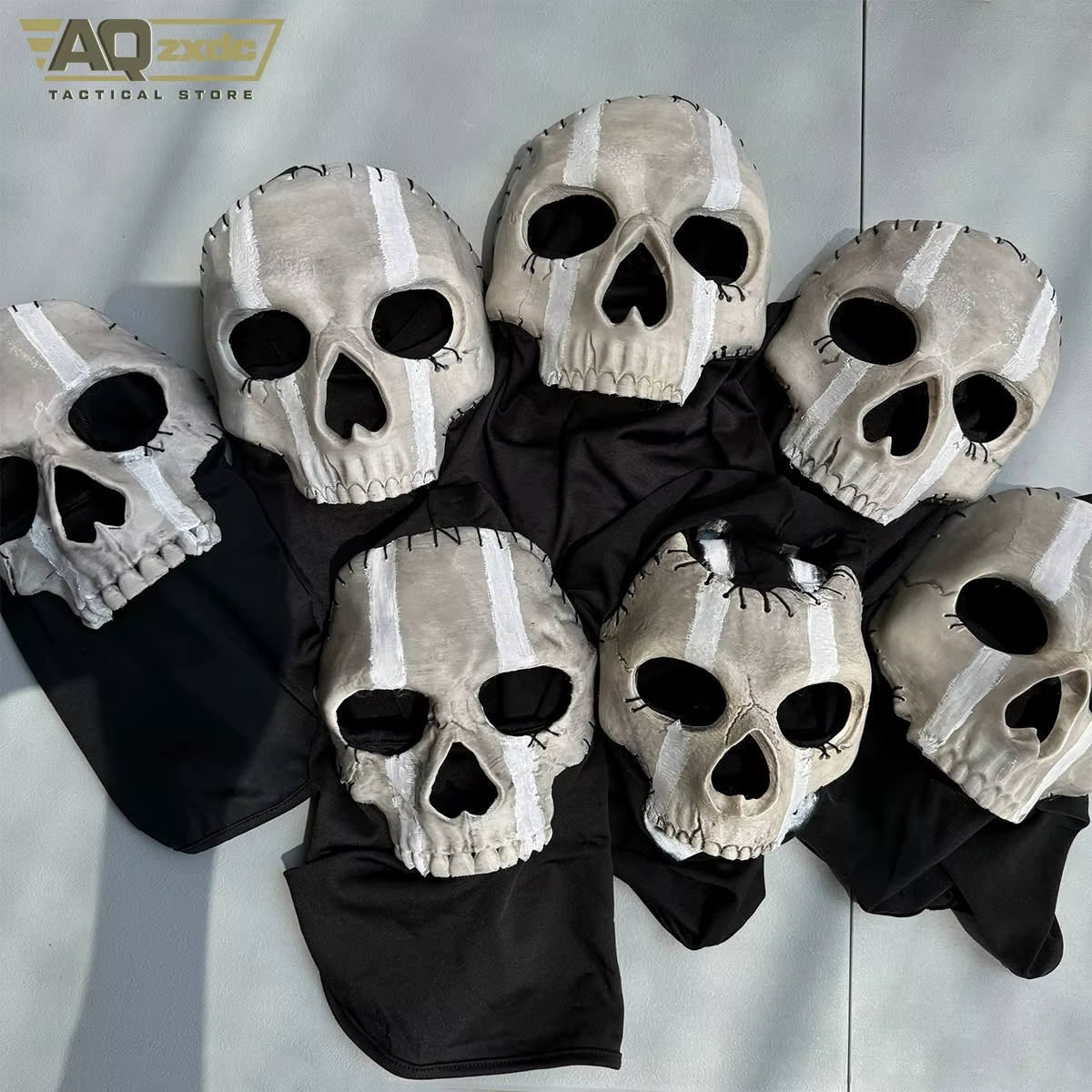 AQzxdc Máscara Esquelética Fantasma Airsoft COD Warzone - imagen 3