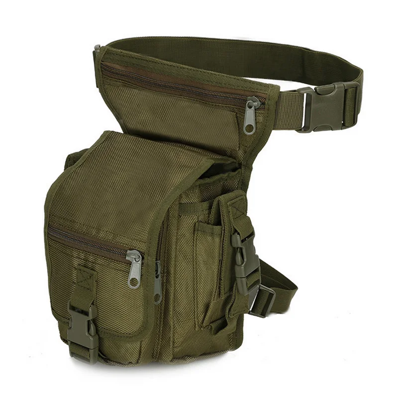 Riñonera táctica Molle para pierna – Bolsa caza senderismo ajustable - imagen 2