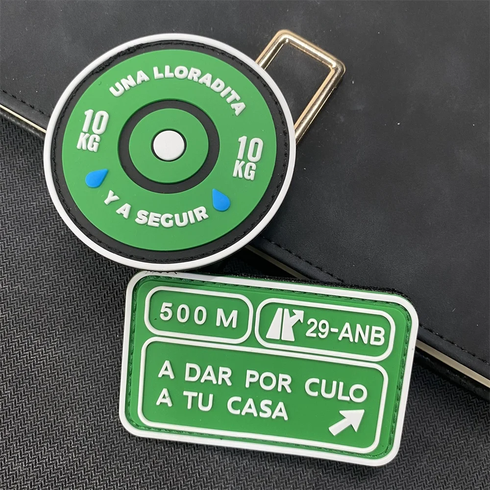 Parches tácticos PVC de gancho y bucle para mochila - imagen 5