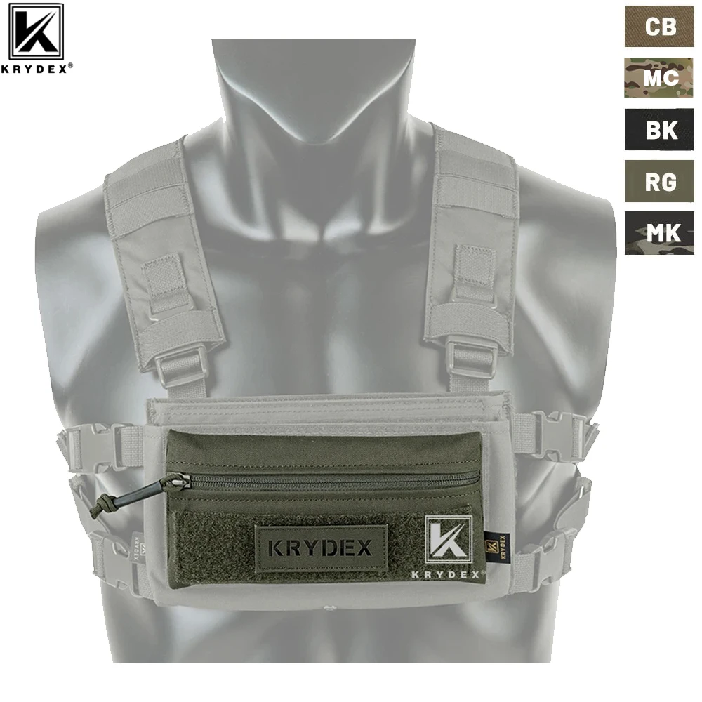 KRYDEX chaleco táctico MK3/MK4 portaplacas con velcro y cremallera - imagen 4