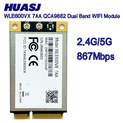 HUASJ WLE600VX Tarjeta WiFi mini PCIe 802.11ac 2x2 MIMO