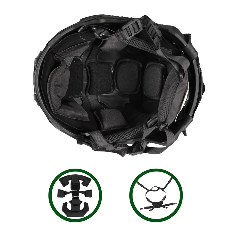 Casco táctico FAST ABS ligero con dial de suspensión ajustable - imagen 5
