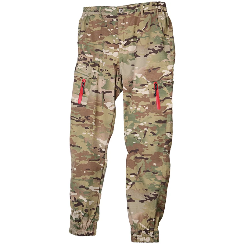 Emerson Gear Pantalón táctico camuflaje tobillo cremallera roja - imagen 3