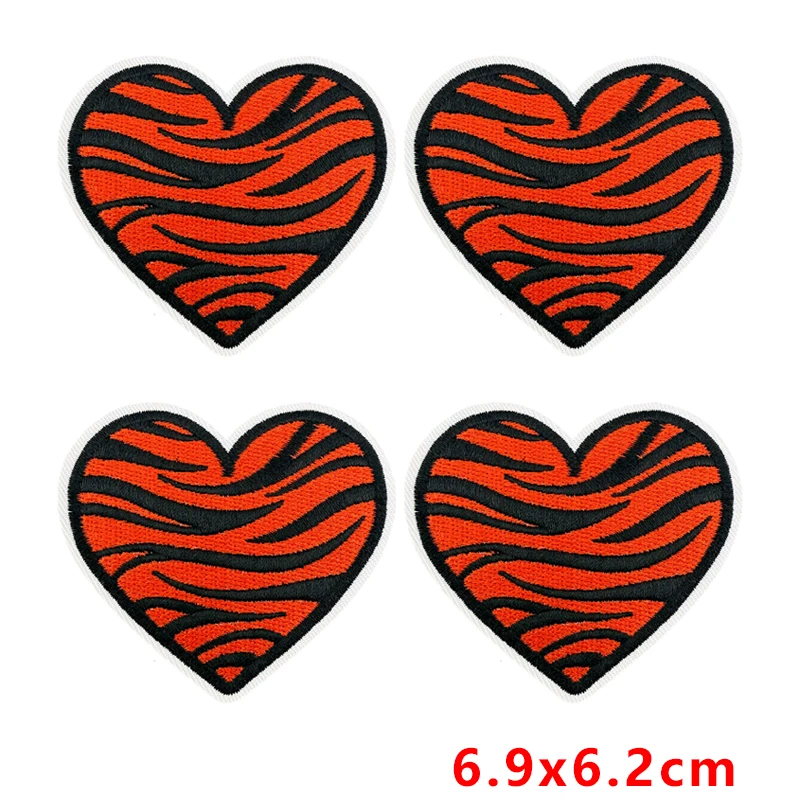 Parche termoadhesivo bordado corazón amor dibujos animados para ropa - imagen 2