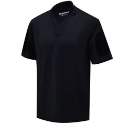 Camiseta táctica malla secado rápido negra manga corta
