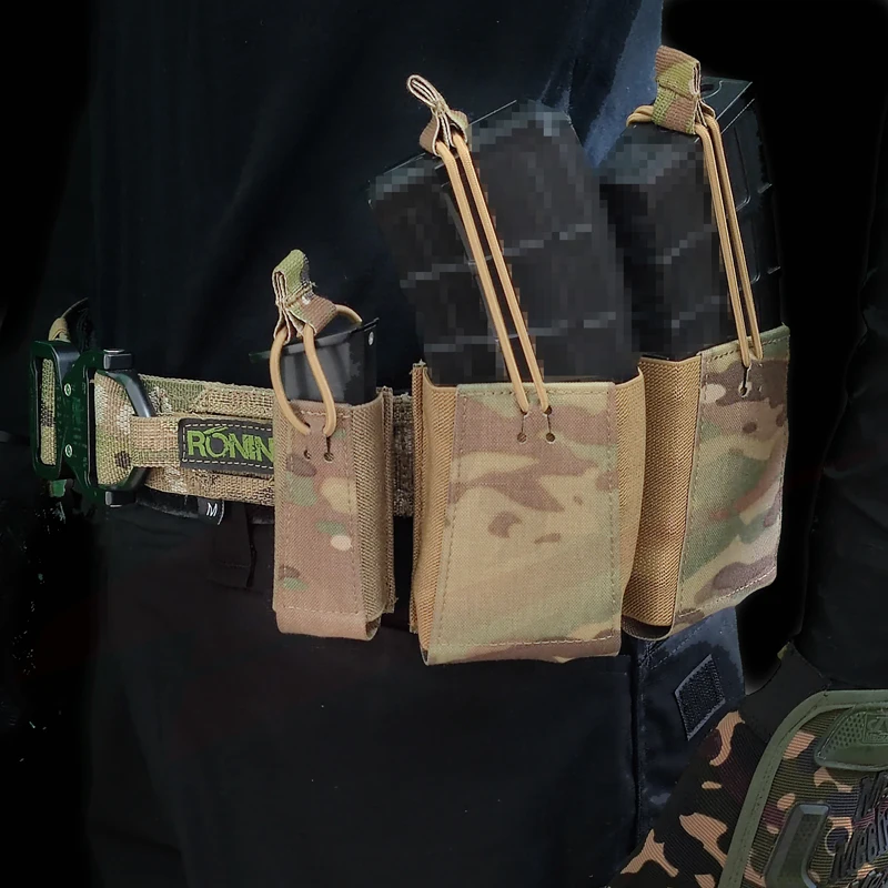 Funda Molle Cargador 556/762 Táctica 500D con Portaplacas Doble - imagen 2