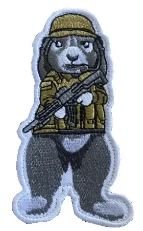 Parche táctico bordado Cat Shit One gancho y bucle mochila - imagen 2