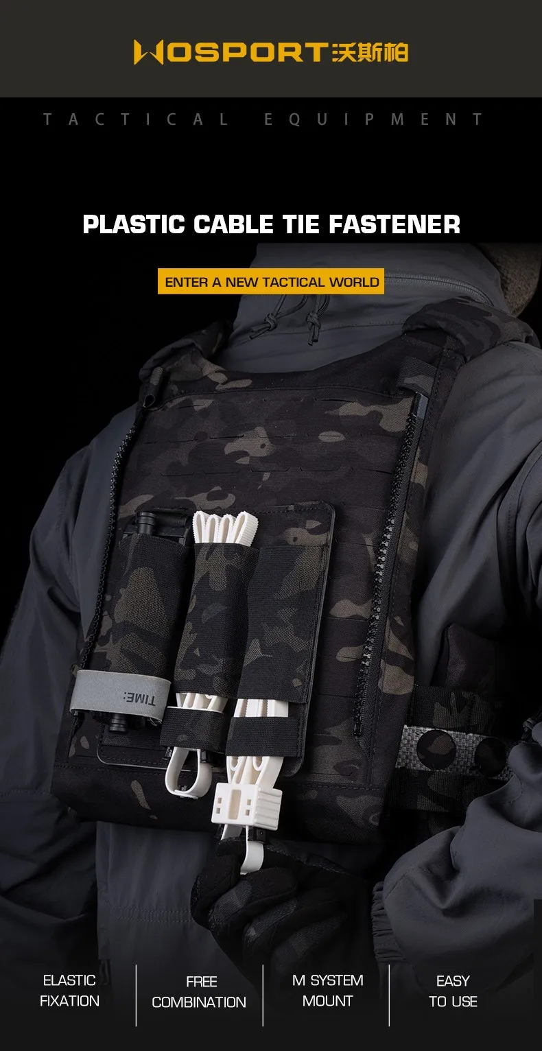 Detalle del fijador de camuflaje