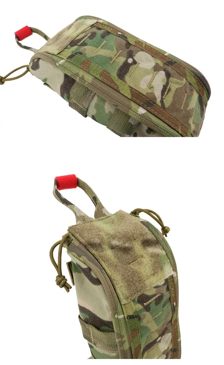 Detalle del frontal de la bolsa
