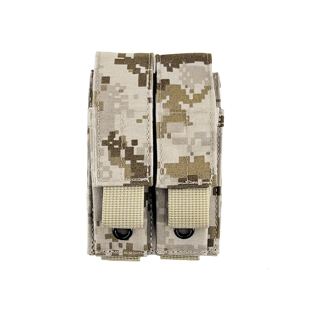 Funda MOLLE porta-cargadores 9 mm con soporte linterna - imagen 3