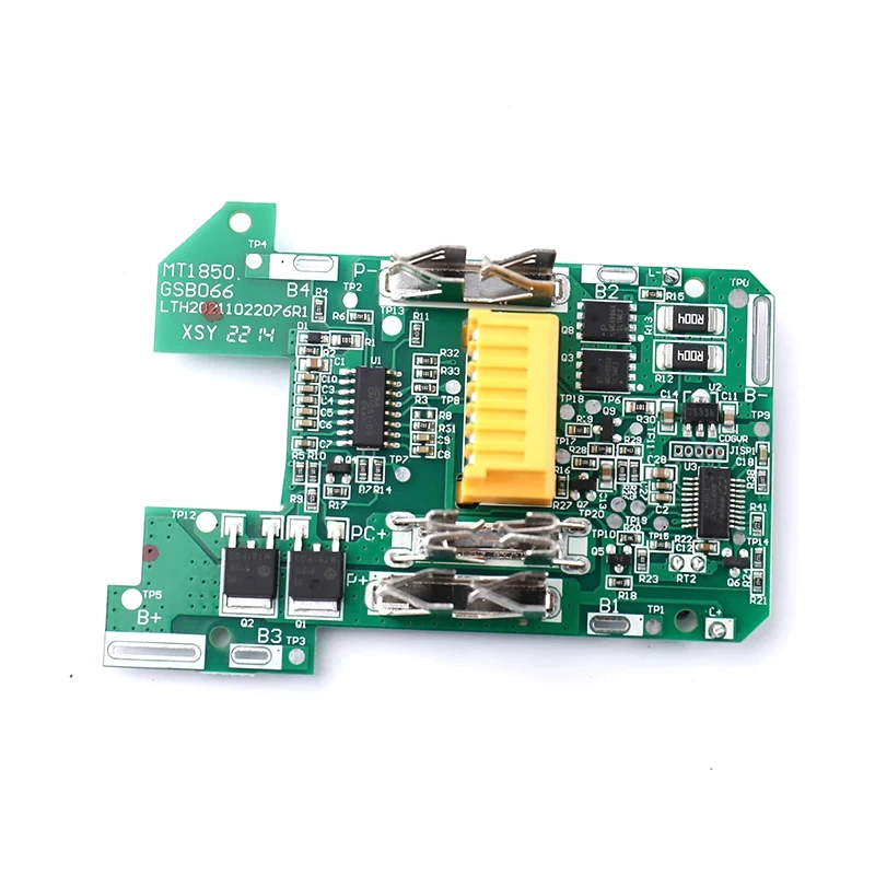 Detalle del circuito BMS y componentes