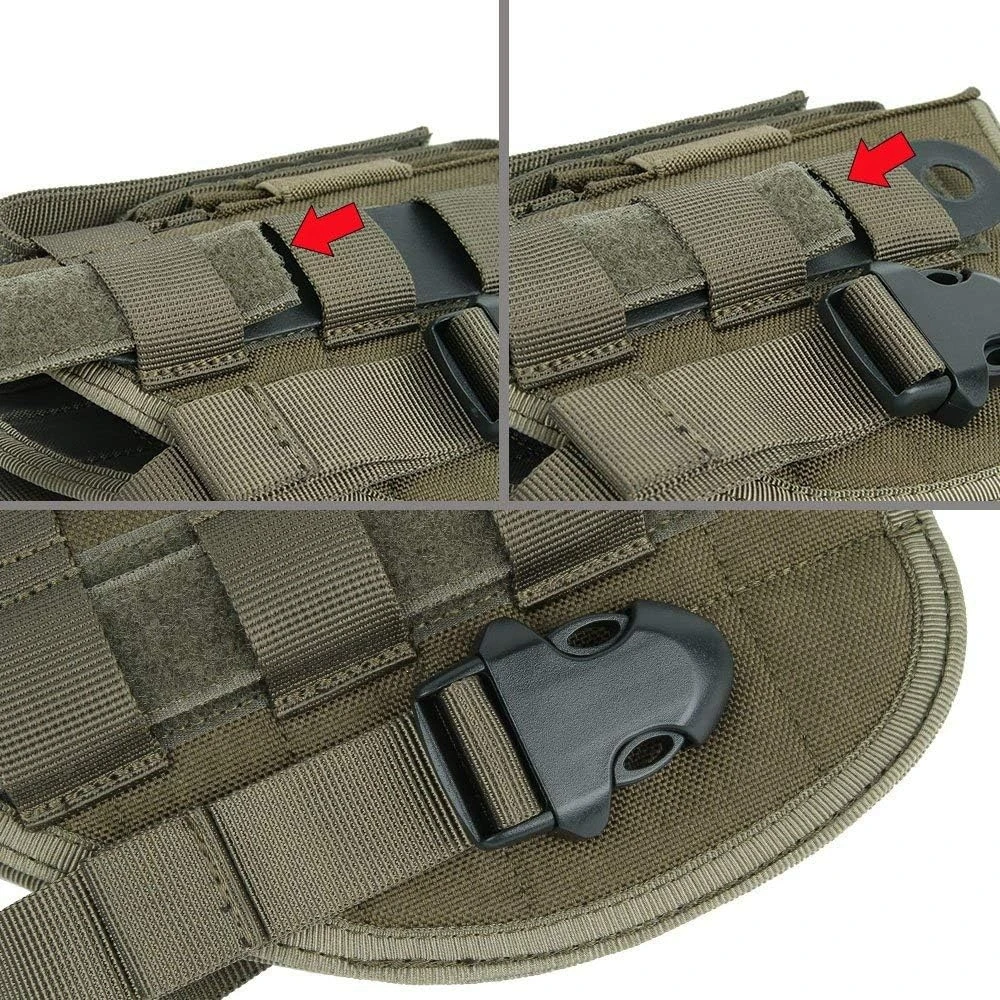 Funda táctica universal de pistola ajustable en pierna izquierda/derecha