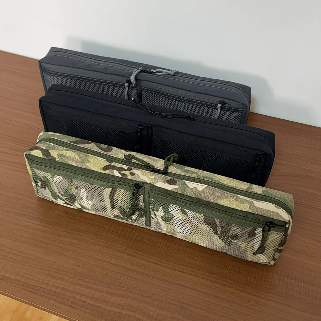 Bolsa táctica transparente expandible para accesorios y interior - imagen 2