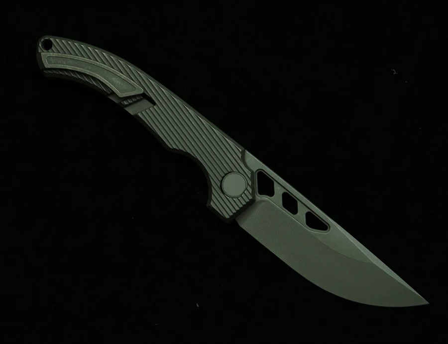 LEMIFSHE BRB4 XL: cuchillo plegable de acero N690 con mango de titanio - imagen 4