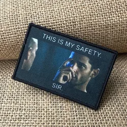 Parche táctico gancho y bucle This Is My Safety Sir para mochila