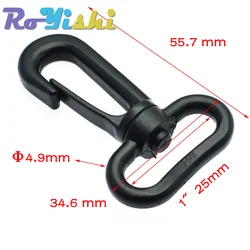 Hebilla giratoria plástica para correa mochila 20-38mm