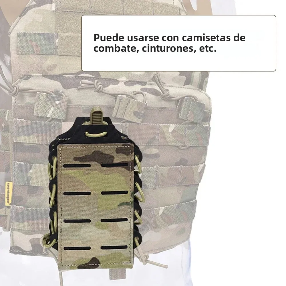 Porta cargadores MOLLE reforzado táctico con indicador láser - imagen 5