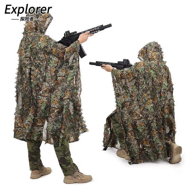 Traje camuflaje 3D biomimético hoja arce