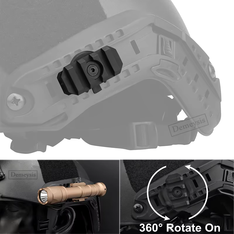De Mesis Adaptador Riel Lateral Casco Táctico - imagen 5