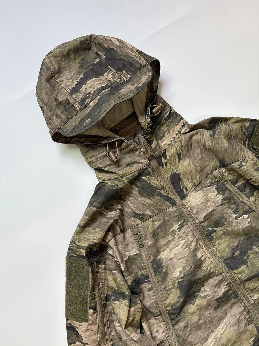 Atix Chaqueta táctica cortavientos Tiger Spot camuflaje secado rápido