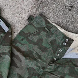 Uniforme militar M43 alemán camuflaje dividido capitán con pantalón