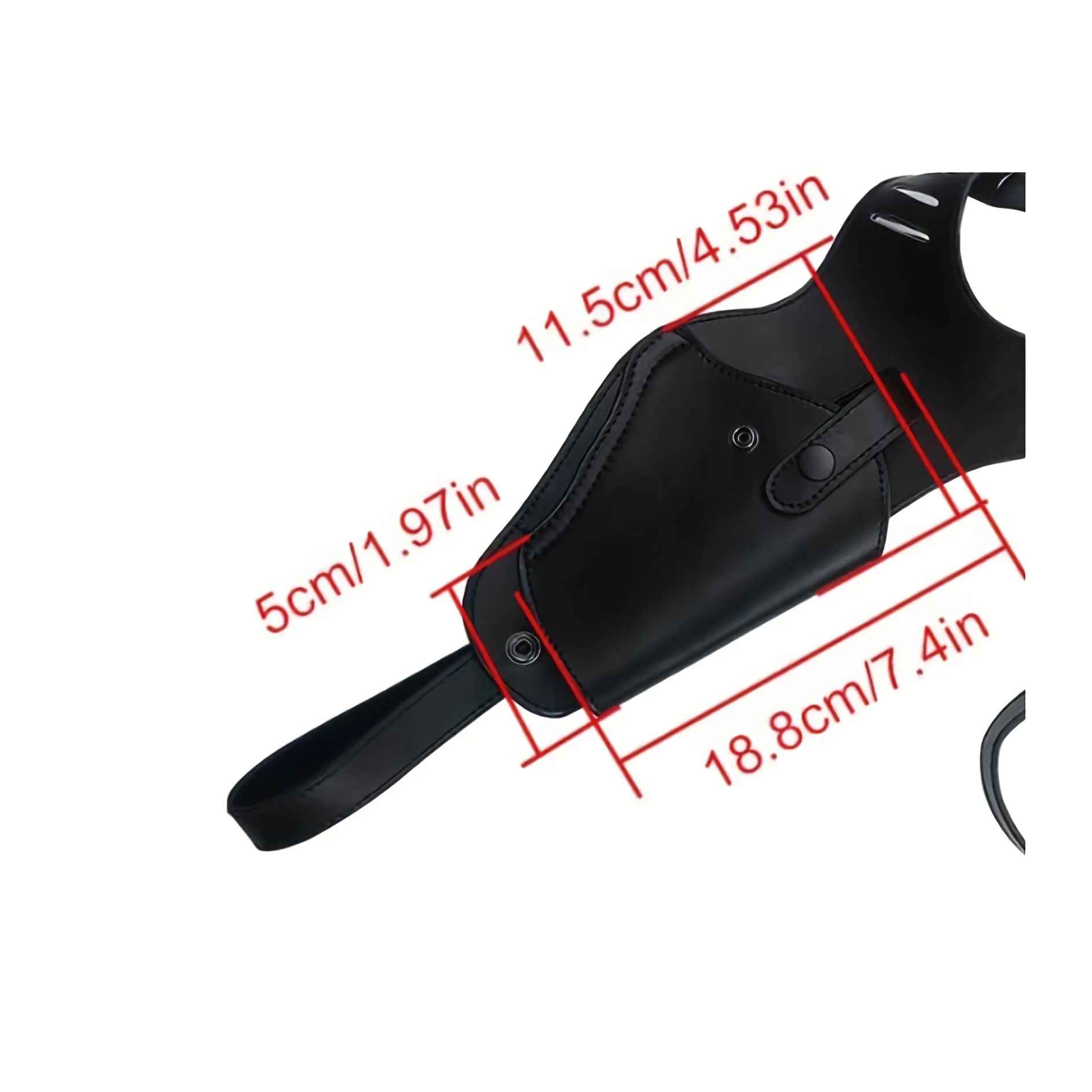 Funda táctica de pistola con bandolera liberación rápida para Airsoft - imagen 5