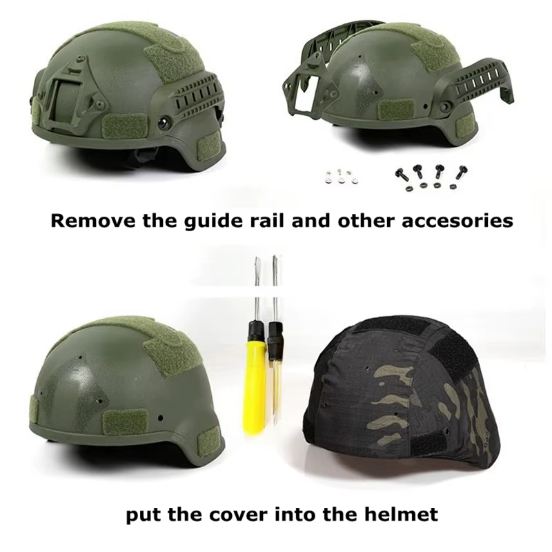 Funda casco Multicam MICH 2000 para Airsoft - imagen 4
