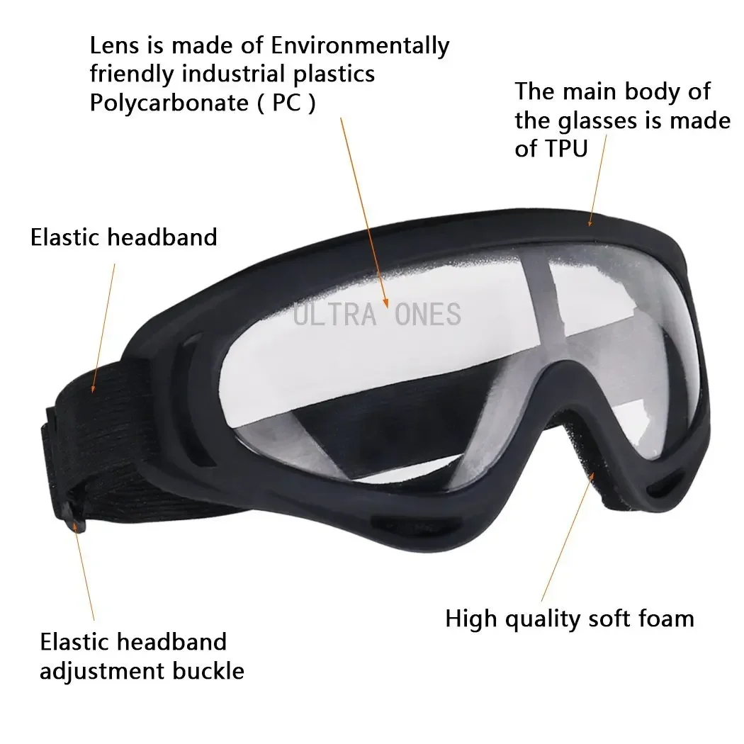Máscara paintball táctica con gafas integradas y malla de acero - imagen 5