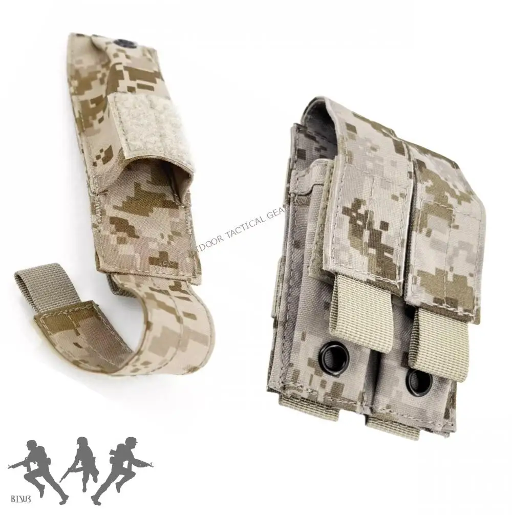 DG bolsa táctica AOR1 para cargadores pistola simple doble - imagen 3